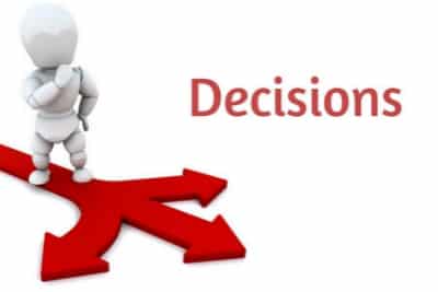 Decisions